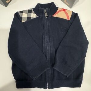 Baby Burberry Blue Cardigan